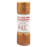 Mersen AG3 | Fuse AG - Class G 600VAC 3A Time Delay Ferrule Amp-Trap