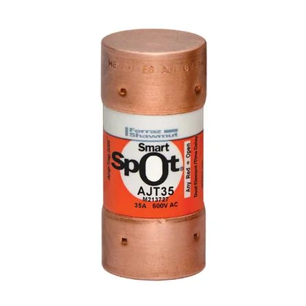 Mersen AJT35 | Fuse AJT - Class J - Time-delay 600VAC 400VDC 35A Ferrule SmartSpot Amp-Trap 2000