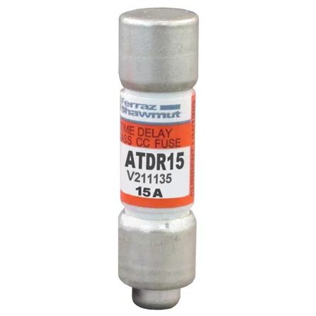 Mersen ATDR15 | Fuse ATDR - Class CC - Time-Delay 600VAC 300VDC 15A Ferrule Amp-Trap 2000