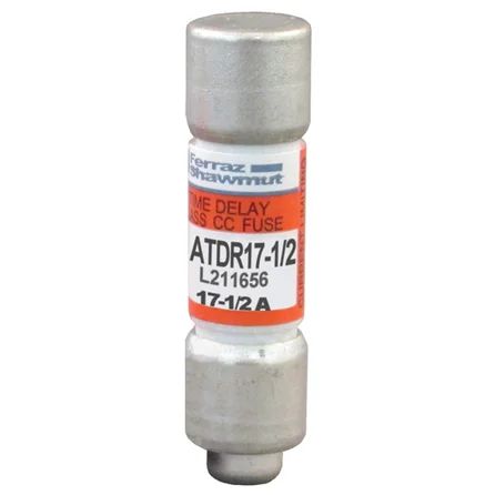 Mersen ATDR17-1/2 | Fuse ATDR - Class CC - Time-Delay 600VAC 300VDC 17.5A Ferrule Amp-Trap 2000