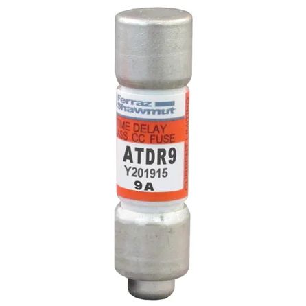 Mersen ATDR9 | Fuse ATDR - Class CC - Time-Delay 600VAC 300VDC 9A Ferrule Amp-Trap 2000