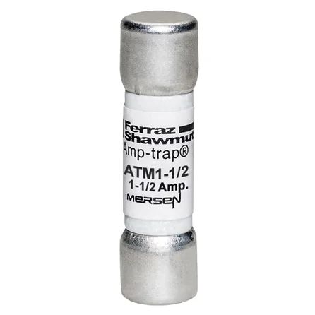 Mersen ATM1-1/2 | Fuse ATM - Midget - Fast-Acting 600VAC 600VDC 1.5A Ferrule Amp-Trap