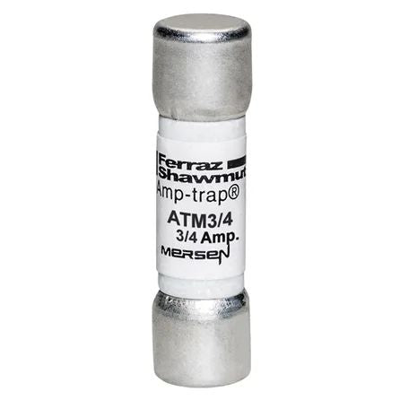 Mersen ATM3/4 | Fuse ATM - Midget - Fast-Acting 600VAC 600VDC 0.75A Ferrule Amp-Trap