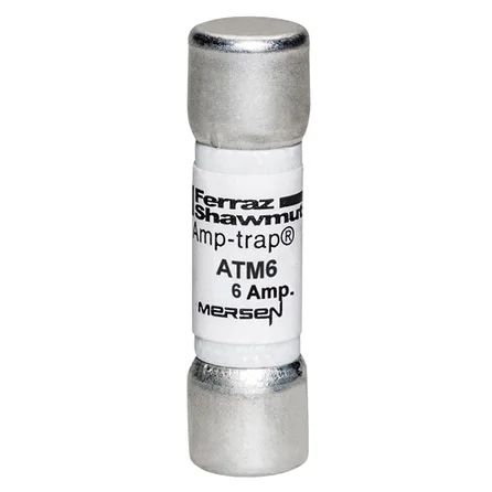 Mersen ATM6 | ATM - Midget, fast-acting low voltage UL/CSA Fuse, 6 Amps, 600V