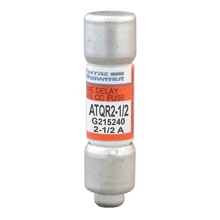 Mersen ATQR2-1/2 | Fuse ATQR - Class CC - Time-Delay 600VAC 300VDC 2.5A Ferrule Amp-Trap 2000