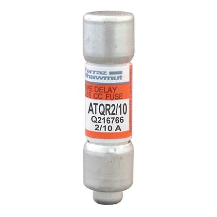 Mersen ATQR2/10 | Fuse ATQR - Class CC - Time-Delay 600VAC 300VDC 0.2A Ferrule Amp-Trap 2000