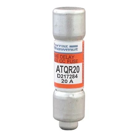 Mersen ATQR20 | Fuse ATQR - Class CC - Time-Delay 600VAC 300VDC 20A Ferrule Amp-Trap 2000