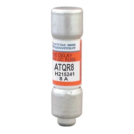 Mersen ATQR8 | Fuse ATQR - Class CC - Time-Delay 600VAC 300VDC 8A Ferrule Amp-Trap 2000