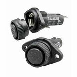 Mersen GPM-B | Fuse Block 600VAC 600VDC 30A 1/4in Quick Connect / Solder 1/4 Turn Bayonet Knob Panel Mount