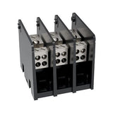 Mersen MPDB63163 | Open-Style PDB UL 1953 1000V 65A Tin-plated Aluminum - 85A 3-Pole 1 - 4 openings; #4-#14 --- #4-#14 Box to Box