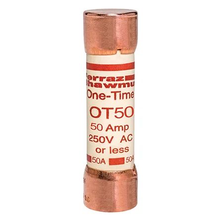 Mersen OT50 | Fuse OT - Class K5 - Fast-Acting 250VAC 250VDC 50A Ferrule Amp-Trap