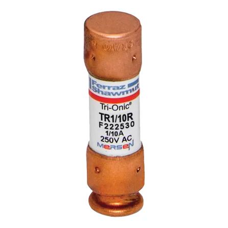 Mersen TR1/10R | Fuse TR-R - Class RK5 - Time-Delay 250VAC 250VDC 0.1A Ferrule Tri-Onic
