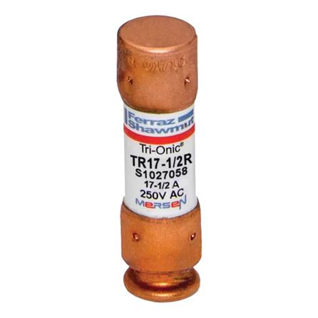 Mersen TR17-1/2R | Fuse TR-R - Class RK5 - Time-Delay 250VAC 160VDC 17.5A Ferrule Tri-Onic