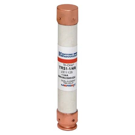 Mersen TRS1-1/4R | Fuse TRS-R - Class RK5 - Time-Delay 600VAC 600VDC 1.25A Ferrule Tri-Onic