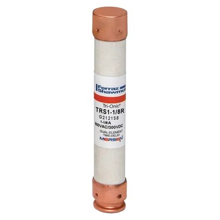 Mersen TRS1-1/8R | Fuse TRS-R - Class RK5 - Time-Delay 600VAC 600VDC 1.125A Ferrule Tri-Onic