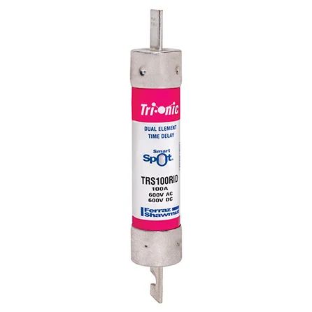 Mersen TRS100RID | Fuse TRS-R - Class RK5 - Time-Delay 600VAC 600VDC 100A Blade SmartSpot Tri-Onic