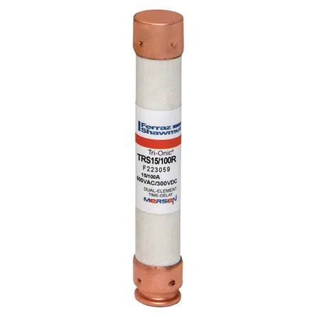 Mersen TRS15/100R | Fuse TRS-R - Class RK5 - Time-Delay 600VAC 600VDC 0.15A Ferrule Tri-Onic