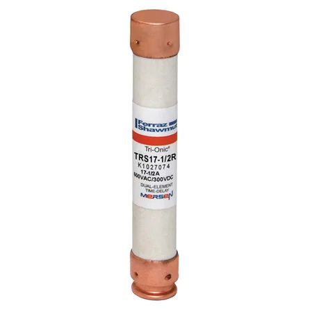 Mersen TRS17-1/2R | Fuse TRS-R - Class RK5 - Time-Delay 600VAC 300VDC 17.5A Ferrule Tri-Onic