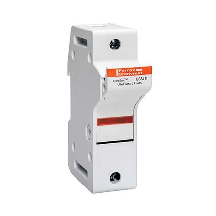 Mersen US3J1I | Fuse Holder UltraSafe™ 600VAC 600VDC Class J 30A 1-Pole LED Pressure Plate IP65