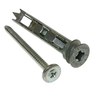 Metallics Inc JEZT1 | Toggle Anchor, Imperial, No. 8-32, Steel, Zinc/Chromate, 2 in. OAL, Pan Head, Coarse Thread