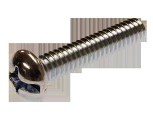 Metallics Inc JRM53SLT | Machine Screw, Imperial, Round Head, 1/2-13, Coarse Thread, Right Hand Thread, Slotted Drive, Steel