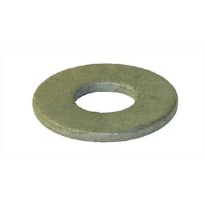 Metallics Inc JSW76G | 1/2 in Galvanized Steel Flat Washers, 100/Pack