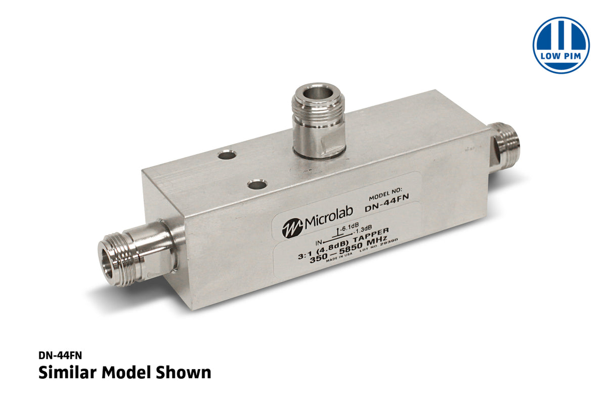 Microlab/FXR DN-34FN | Tapper, 3 dB Coupling Loss, 350 to 5930MHz Range, N-Type