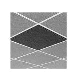 Middle Atlantic AUNV220DG2SLG | Nivo Acoustic Ceiling Tile with Flush Profile in Silver Gray, Flush, 9/16" Layin