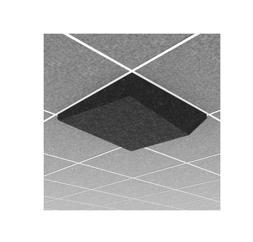 Middle Atlantic AUO22DS2G1CHG | Ori Acoustic Ceiling Tile in Charcoal Gray, Dynamic Slope 2, 15/16" Layin