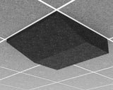 Middle Atlantic AUO22PT2G1CHG | Ori Acoustic Ceiling Tile in Charcoal Gray, Plateau 2, 15/16" Layin