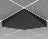 Middle Atlantic AUO22VY1G1CHG | Ori Acoustic Ceiling Tile in Charcoal Gray, Valley 1, 15/16" Layin