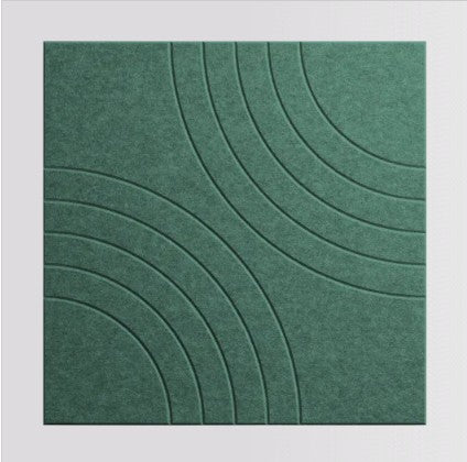 Middle Atlantic AUTT22SQDACSMNT | TruTile Acoustic Wall Panel in Natural Linen, Double Arc