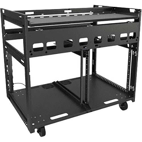Middle Atlantic L5-FMHWS-43CB | L5 Series 43 Inch Wide Flat Millwork Drawings and Classic Bronze Hardware Kit