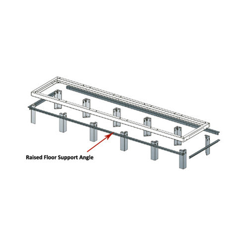 Middle Atlantic BANGLE-1-38 | Angle; Rack Options; Base Option; 1Baybgr Flrangles (Pr)38"
