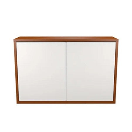 Middle Atlantic C3C2D1M7HB3ZP001 | 2 Bay 49" W x 32" H x 10" D Credenza with Frost White Gloss Doors - High Pressure Laminate Surface Material