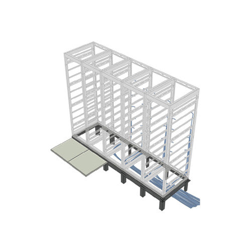 Middle Atlantic RIB-2-SNE24-48 | Accessory; Rack Options; Base Option; 2 Bay Rib24W48Dp Sne