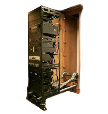 Middle Atlantic SSAX-38 | AXS Series Rack, 16 1/2" D X 71 3/16" H, 25" Extension Length