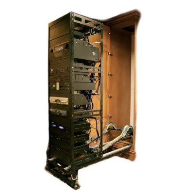 Middle Atlantic SSAX-41 | AXS Series Rack, 16 1/2" D X 76 7/16" H, 25" Extension Length