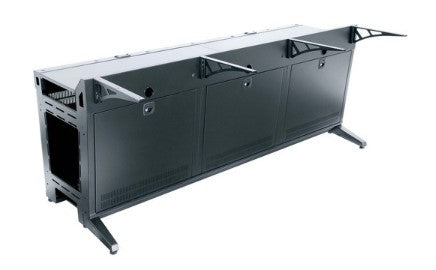 Middle Atlantic VC7219DT34 | Monitoring Console System, 72" Width x 19" Depth x 30" Height, Steel, Black Textured Powder Coated