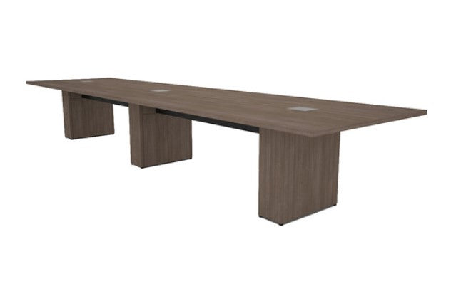 Middle Atlantic T5SHC1RSHA0ZP001 | Conference Table, Sota Style 16', 5th Ave Elm HPL with Self Edge