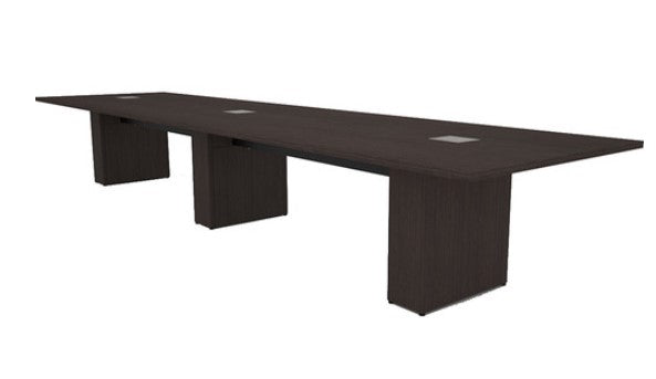 Middle Atlantic T5SHC1RSHA3ZP001 | T5 Conference Table Sota Style 16' Asian Night HPL with Self Edge