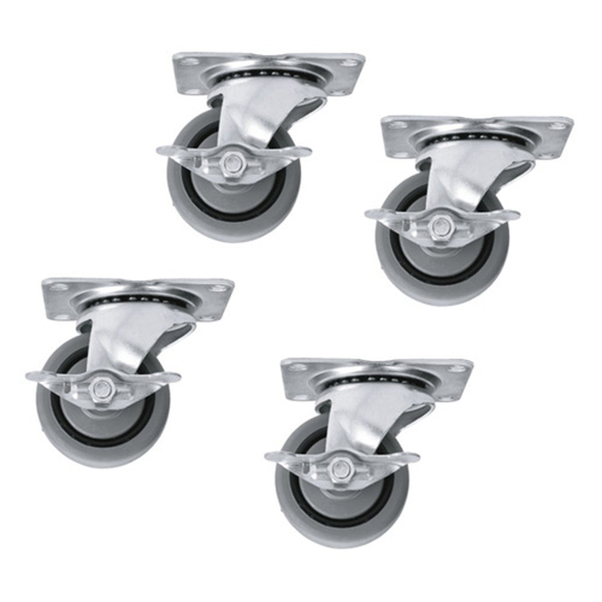 Middle Atlantic 5WLR | Casters, Slim 5 Series, Locking/Fine Floor
