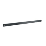 Middle Atlantic BL12 | P5512 1/2 Space Flanged Aluminum Blank Panel, 1/2 RU, 19 Inch Width x 0.518 Inch Depth x 0.875 Inch Height, Aluminum, Black Brushed and Anodized