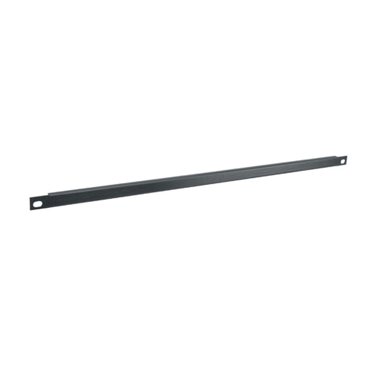 Middle Atlantic BL13 | P5512-E 1/3 Space Flanged Aluminum Blank Panel, 1/3 RU, 19 Inch Width x 0.518 Inch Depth x 0.583 Inch Height, Aluminum, Black Brushed and Anodized