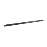 Middle Atlantic BL13 | P5512-E 1/3 Space Flanged Aluminum Blank Panel, 1/3 RU, 19 Inch Width x 0.518 Inch Depth x 0.583 Inch Height, Aluminum, Black Brushed and Anodized