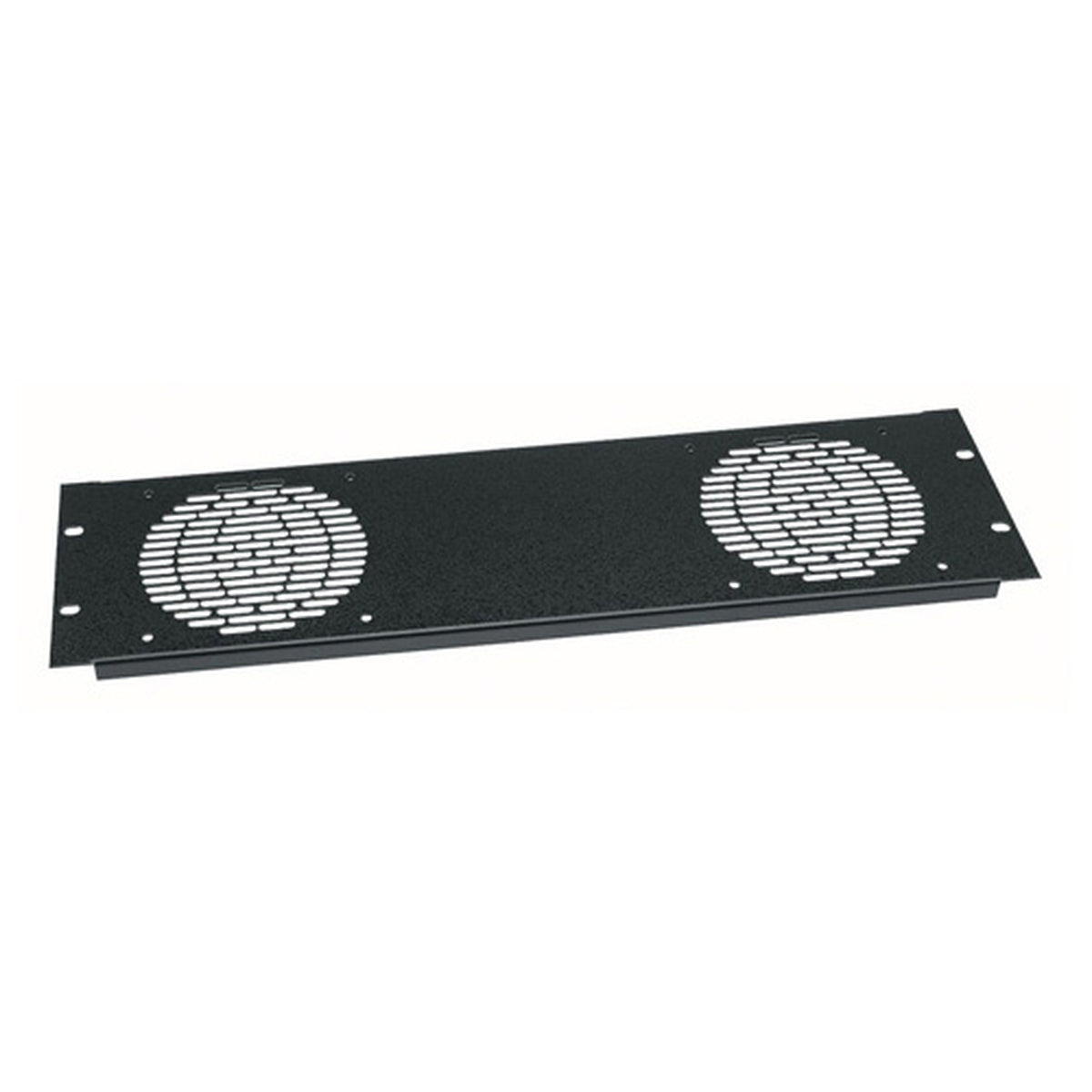 Middle Atlantic FP2 | Fan Panel, Accepts 2 Fans, Anodized, 3-space panel holds two 4-1/2" fans, anodized finish
