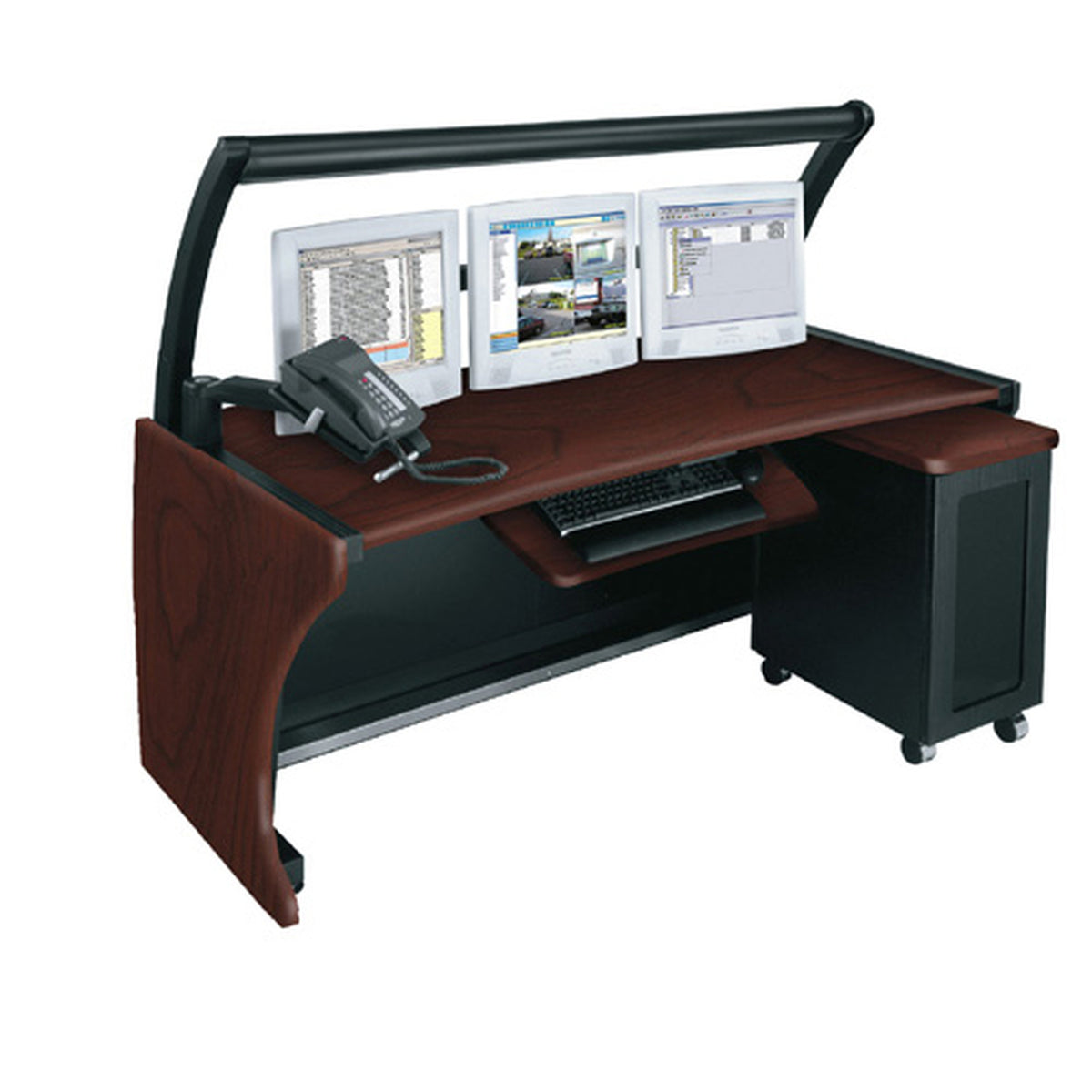 Middle Atlantic LD6430DC | 64" LCD Monitoring Desk, DC