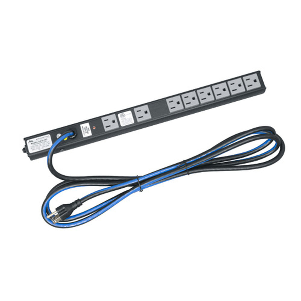 Middle Atlantic PD-815SC  | Slim Power Strip, 8 Outlet, 15A, Basic Surge