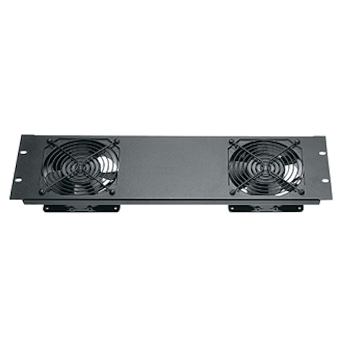 Middle Atlantic QFP2119 | Fan Panel, 100 CFM, Anodized, 220V, 3 space panel includes 2 fans and grills