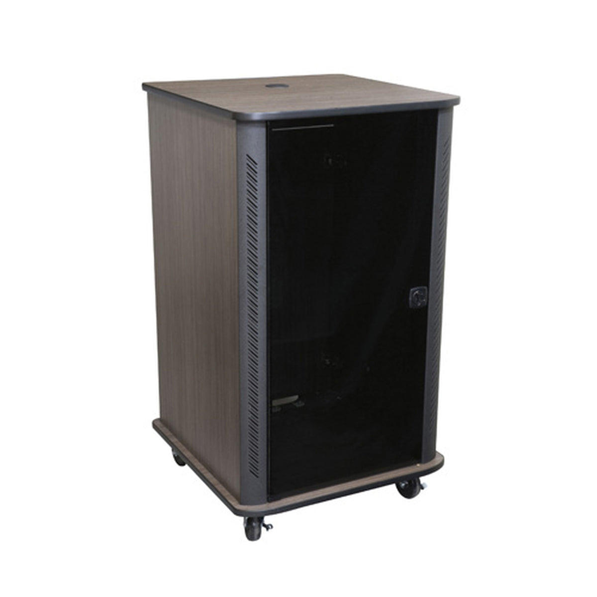 Middle Atlantic RFR1628TR | RFR Series Rack, RFR-1628TR, 28 1/4" D X 35& rdquo, H, Teak Cascade,